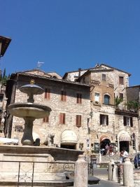 Stimmung in Assisi. Italien